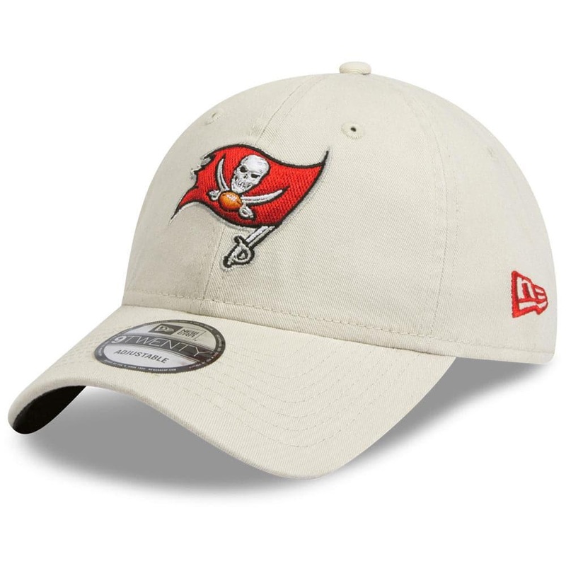 Tampa Bay Buccaneers New Era NFL Team 9TWENTY Curved Hat – Stone