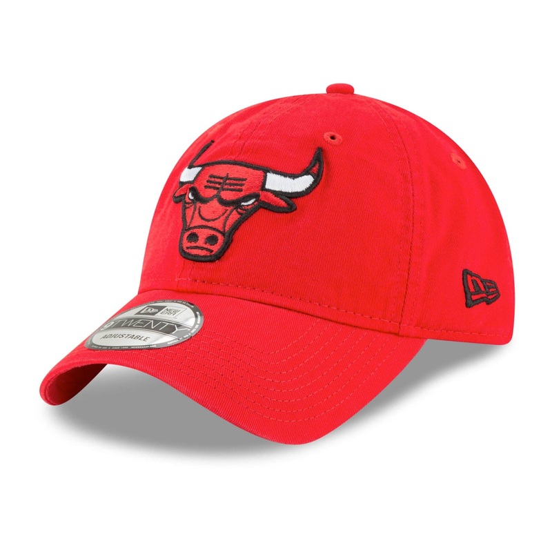 Youths Chicago Bulls New Era NBA Team 9TWENTY Curved Hat – Red