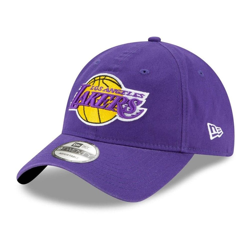 Youths Los Angeles Lakers New Era NBA Team 9TWENTY Curved Hat – Purple
