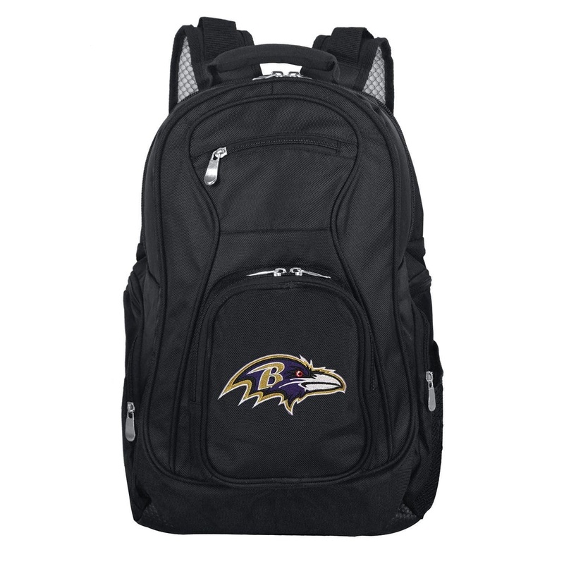 Baltimore Ravens Mojo NFL 19 Premium Padded Backpack Bag – Black