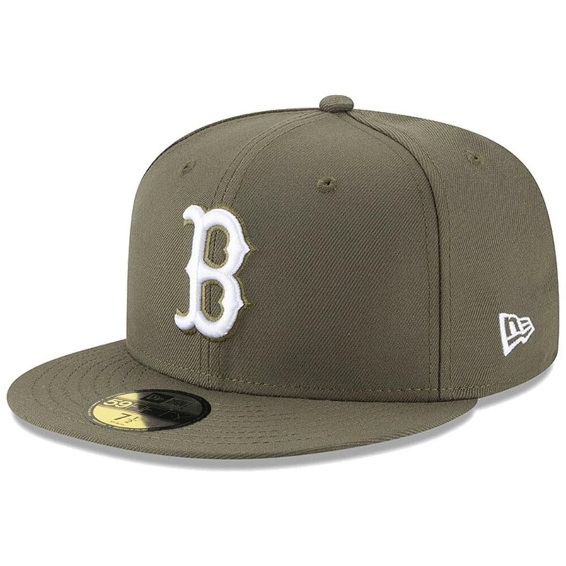 Boston Red Sox New Era MLB Team 59FIFTY Fitted Hat – Olive
