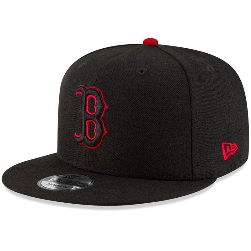 Boston Red Sox New Era MLB Team Pop 9FIFTY Snapback Hat – Black