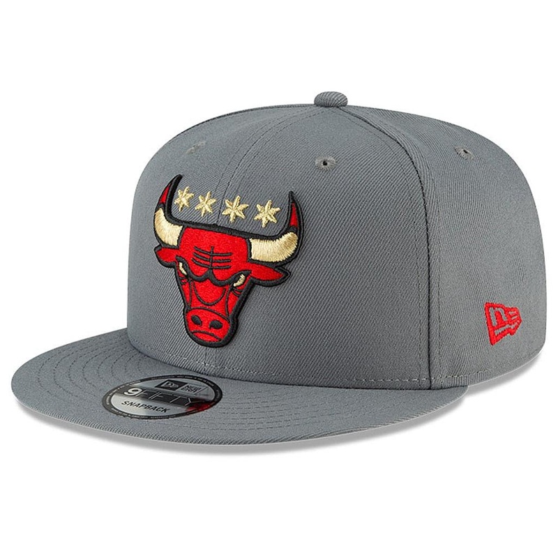 Chicago Bulls Alt New Era NBA 2020 City Series 9FIFTY Snapback Hat – Grey