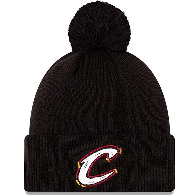 Cleveland Cavaliers Alt New Era NBA 2020 City Series Knit Beanie – Black