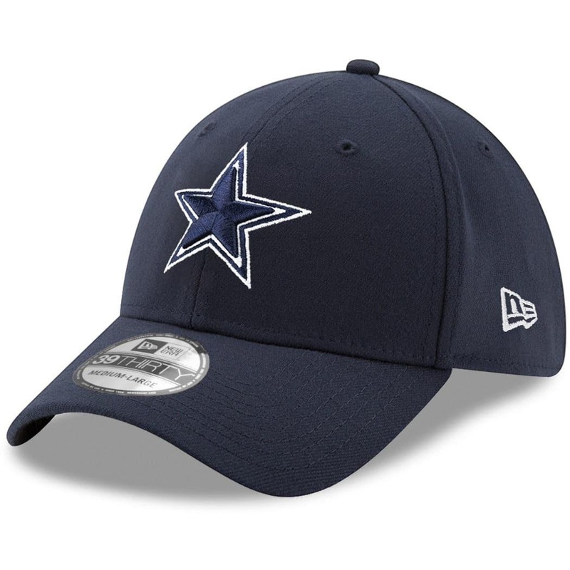 Dallas Cowboys New Era NFL Team 39THIRTY Stretch-Fit Hat – Navy