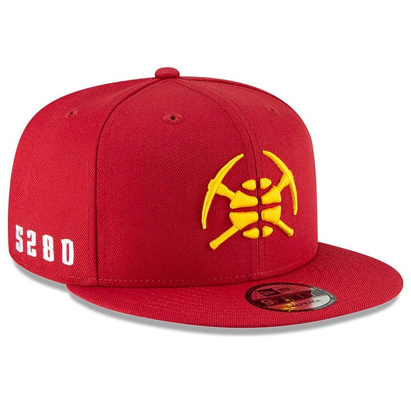 Denver Nuggets Alt New Era NBA 2020 City Series 9FIFTY Snapback Hat – Burgundy