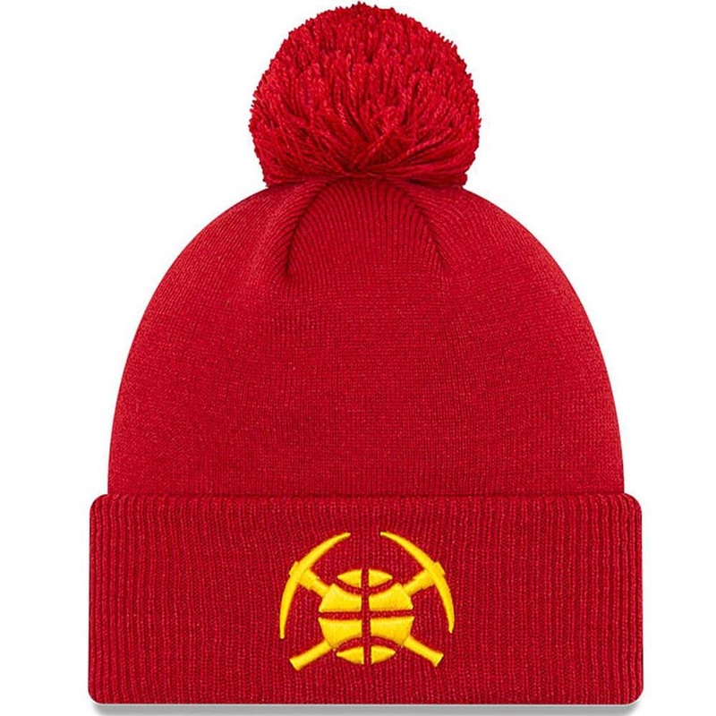Denver Nuggets Alt New Era NBA 2020 City Series Knit Beanie – Burgundy