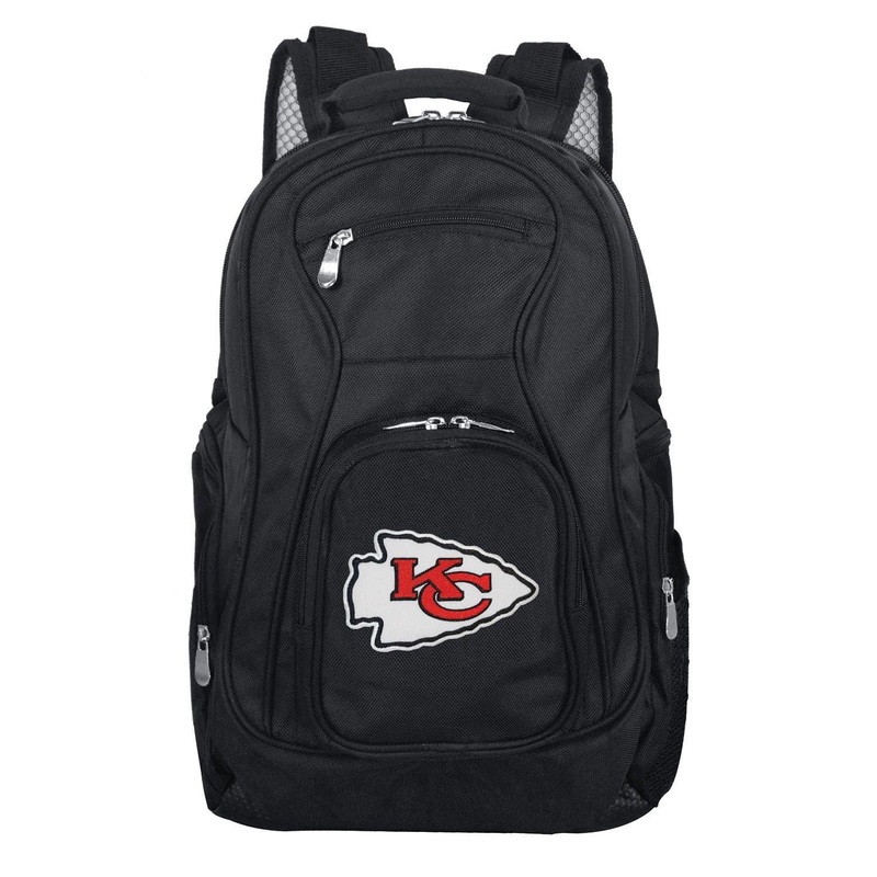 Kansas City Chiefs Mojo NFL 19 Premium Padded Backpack Bag – Black