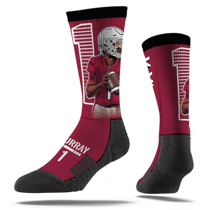 Kyler Murray Arizona Cardinals Strideline NFL Action Premium Crew Socks – Crimson