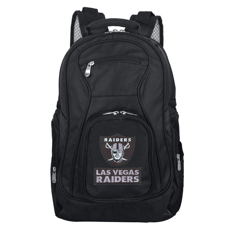 Las Vegas Raiders Mojo NFL 19 Premium Padded Backpack Bag – Black
