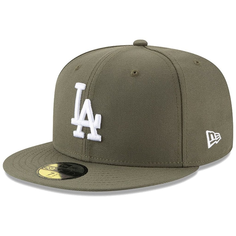 Los Angeles Dodgers New Era MLB Team 59FIFTY Fitted Hat – Olive