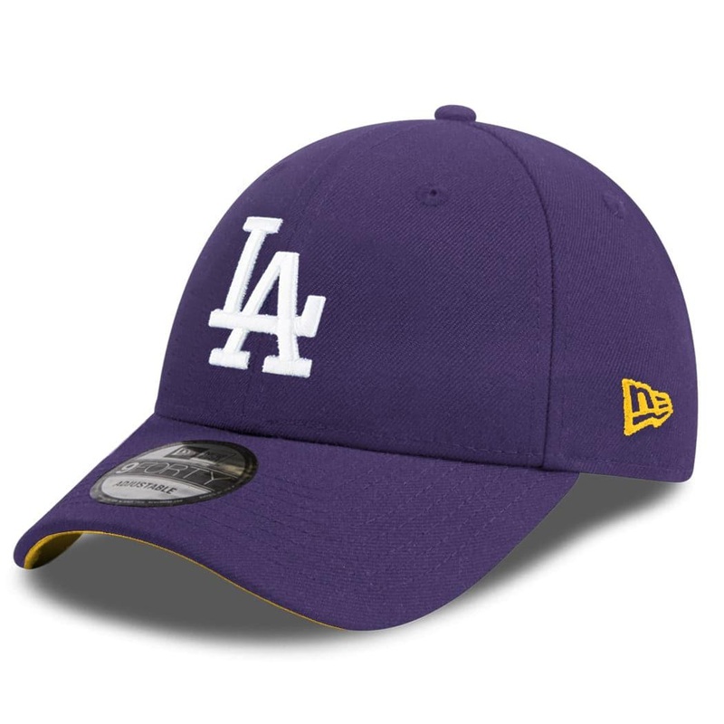 Los Angeles Dodgers x Lakers New Era MLB LA City Mix 9FORTY Curve Hat – Purple