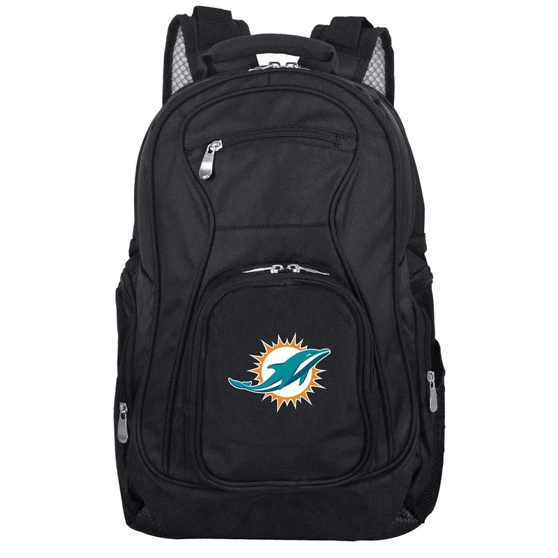 Miami Dolphins Mojo NFL 19 Premium Padded Backpack Bag – Black