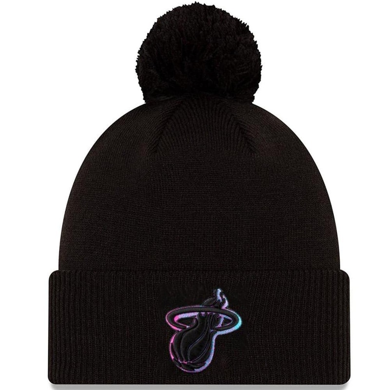 Miami Heat Alt New Era NBA 2020 City Series Knit Beanie – Black