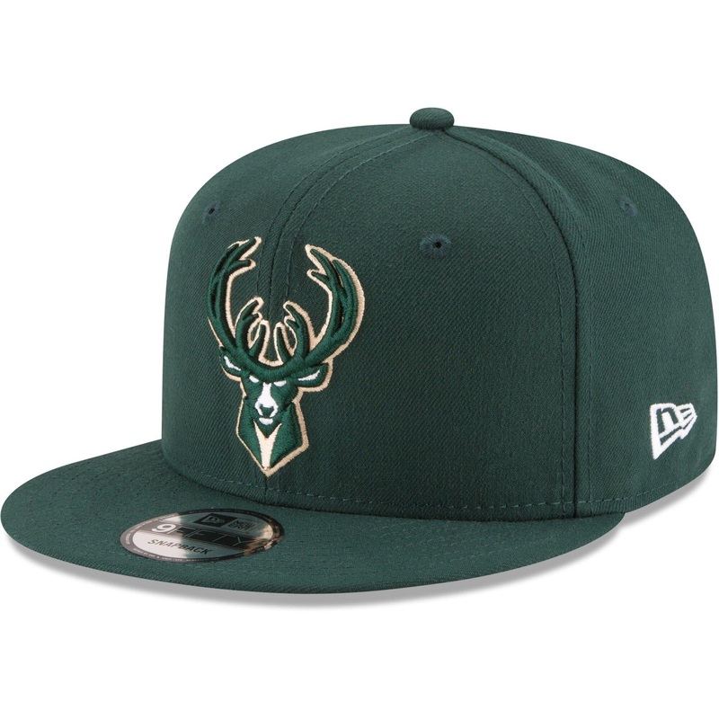 Milwaukee Bucks New Era NBA Team Colour 9FIFTY Snapback Hat – Green