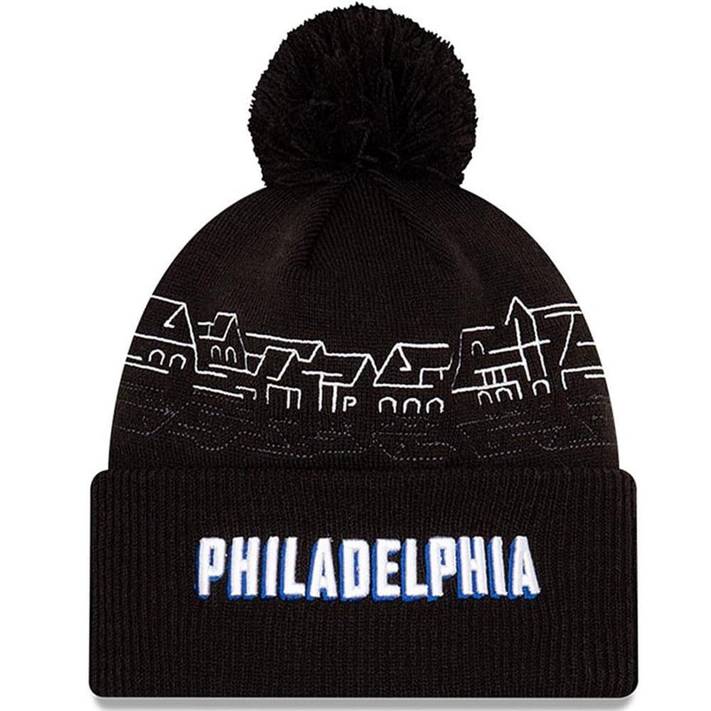 Philadelphia 76ers New Era NBA 2020 City Series Knit Beanie – Black