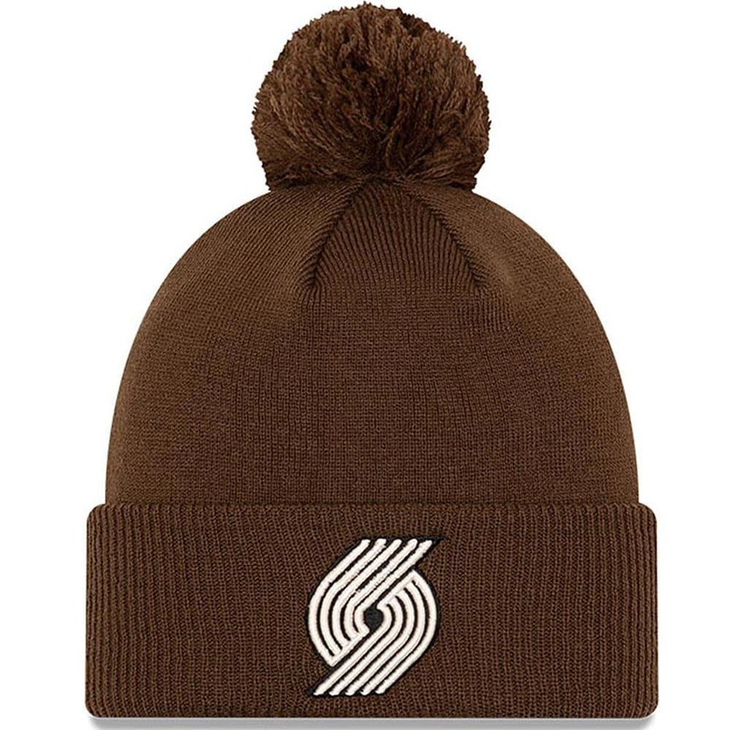 Portland Trail Blazers Alt New Era NBA 2020 City Series Knit Beanie – Brown