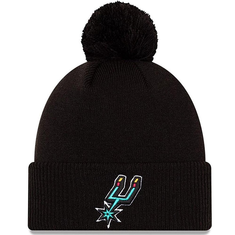 San Antonio Spurs Alt New Era NBA 2020 City Series Knit Beanie – Black