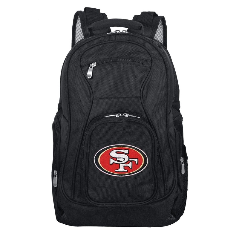 San Francisco 49ers Mojo NFL 19 Premium Padded Backpack Bag – Black