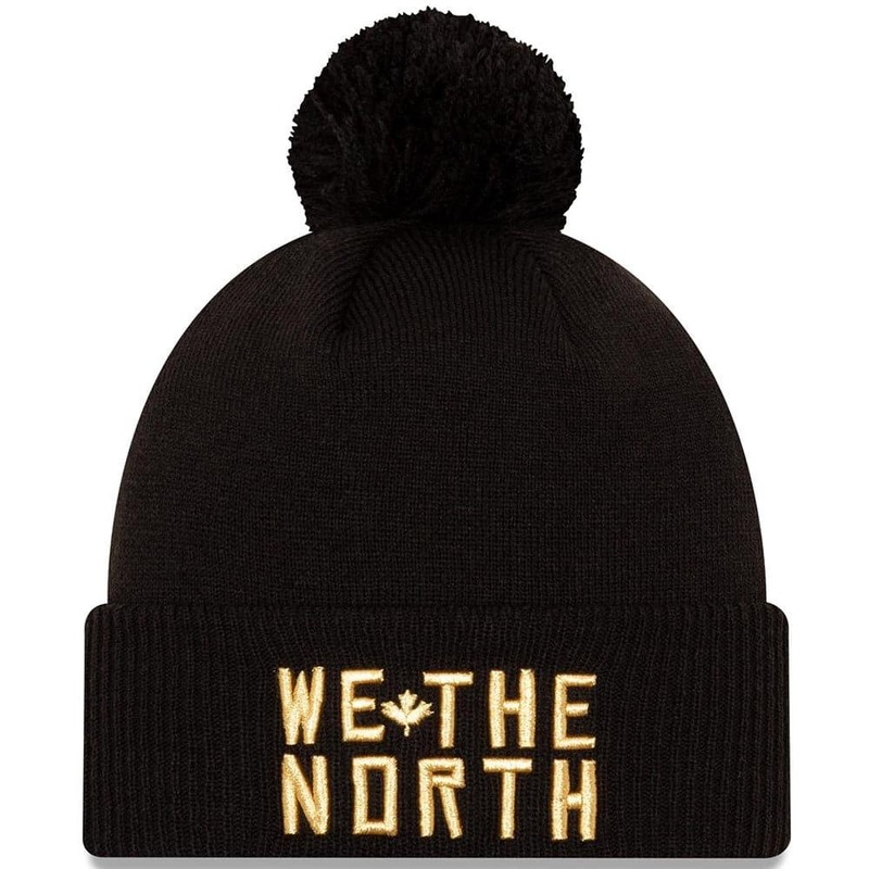 Toronto Raptors Alt New Era NBA 2020 City Series Knit Beanie – Black