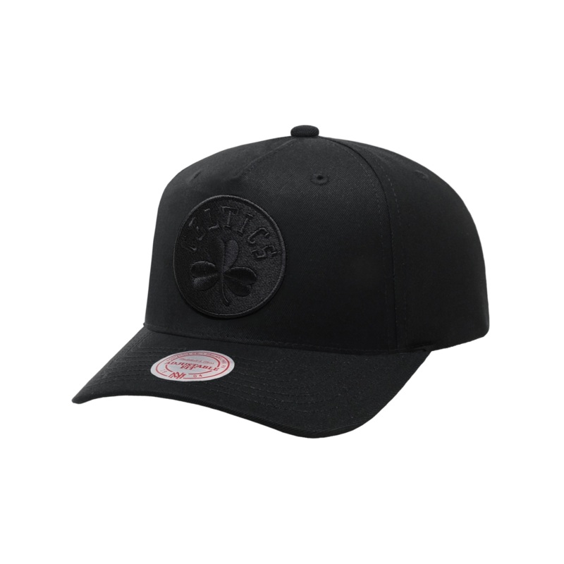 Boston Celtics Mitchell & Ness NBA Black On Black MVP Snapback Hat
