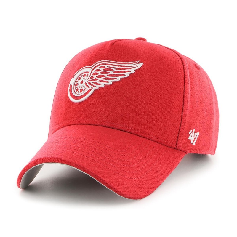 Detroit Red Wings 47 NHL Team MVP DT Pinch Curve Snapback Hat – Red