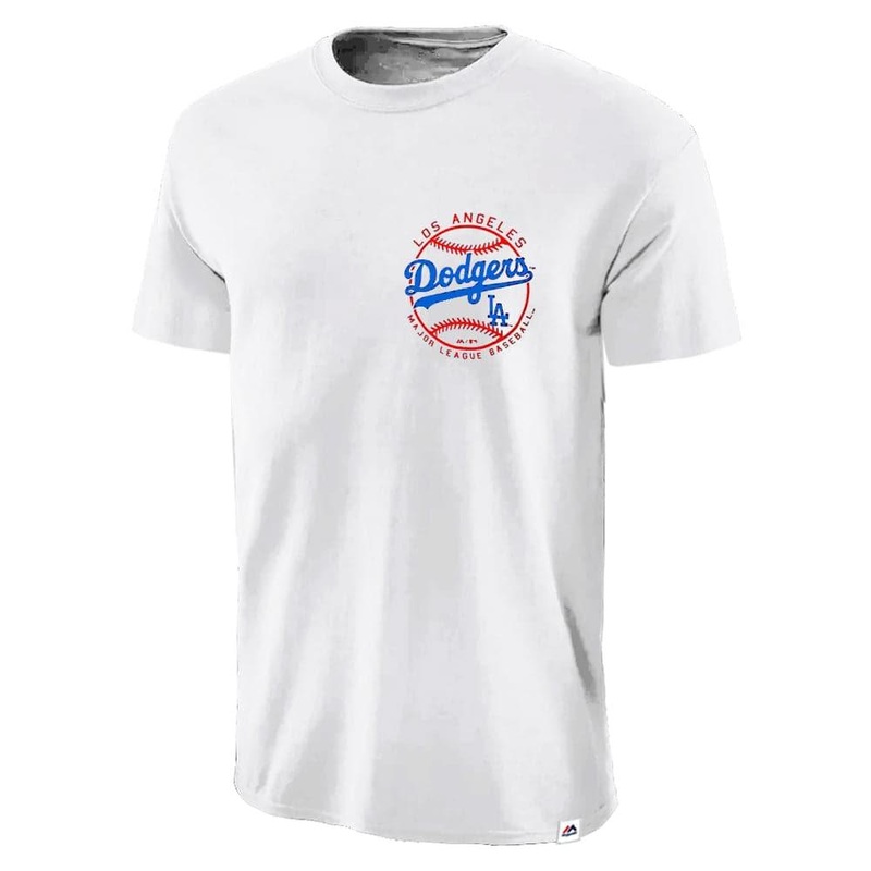 Los Angeles Dodgers Majestic MLB Kardy T-Shirt – White