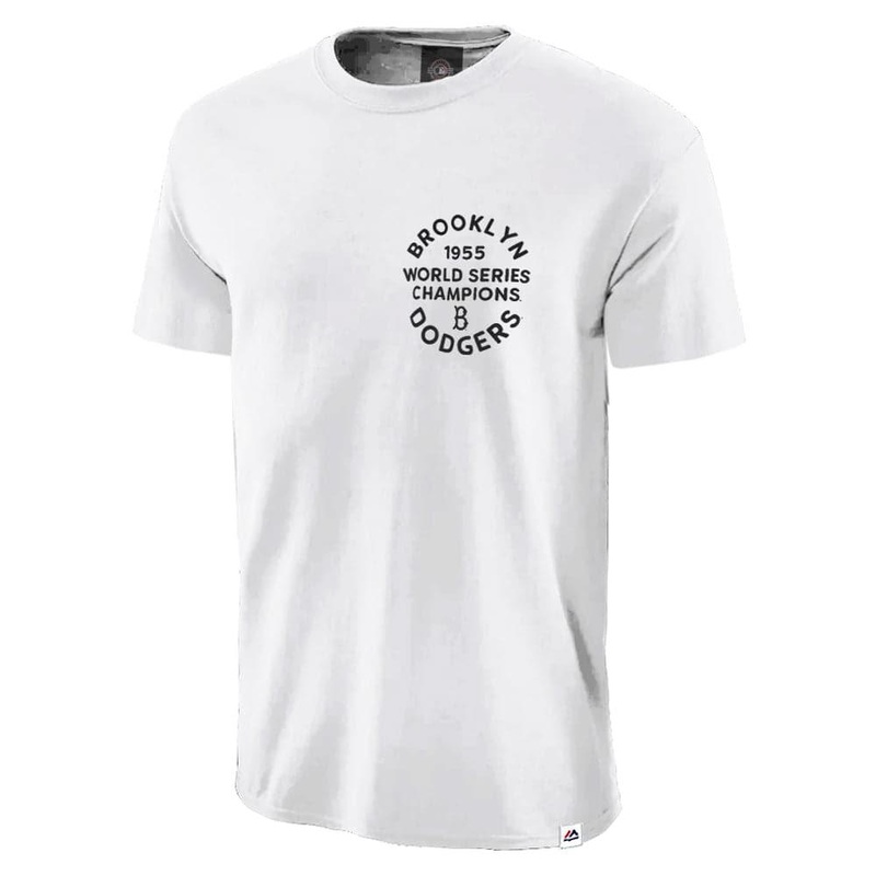 Los Angeles Dodgers Majestic MLB Throwback Champions T-Shirt – White