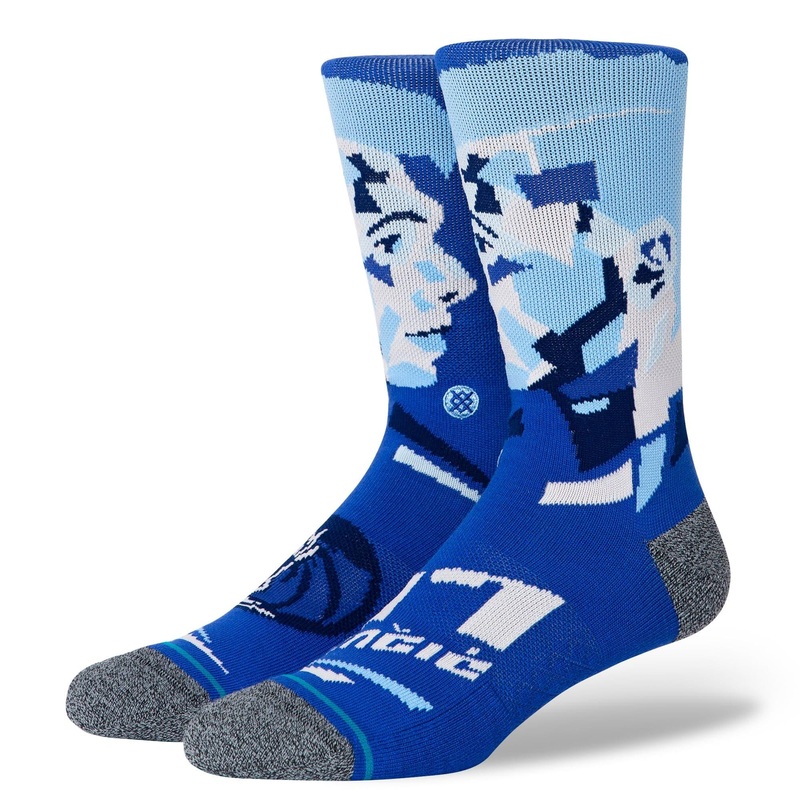 Luka Doncic Dallas Mavericks Stance NBA Profiler Player Crew Socks