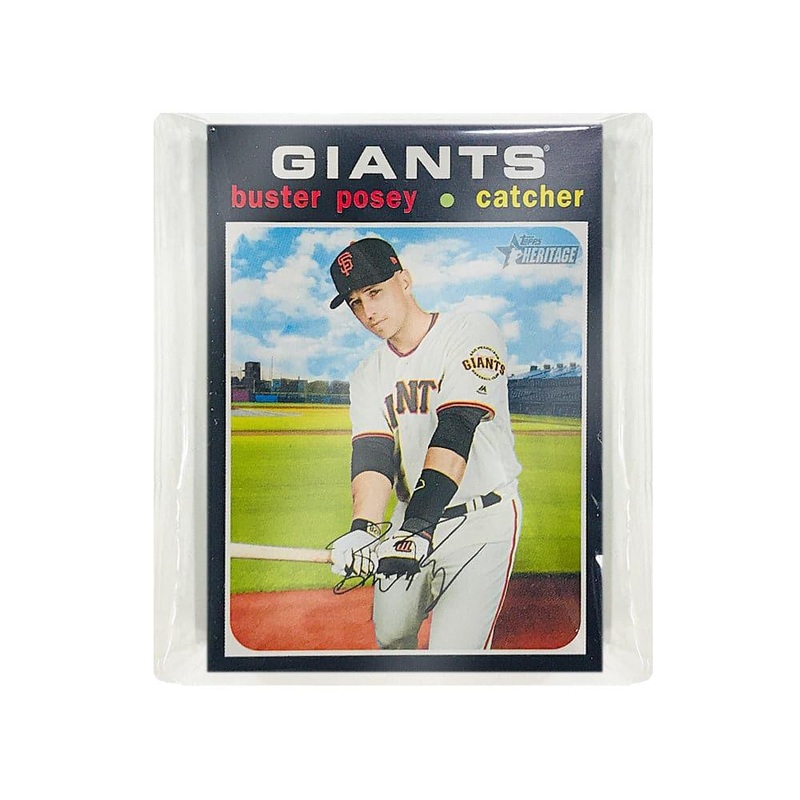 San Francisco Giants MLB Topps/Panini 18 Mixed Team Trading Card Set