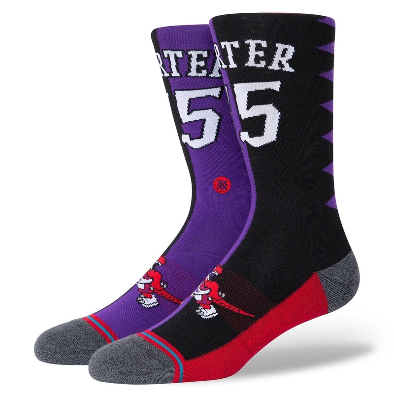 Vince Carter Toronto Raptors Stance NBA HWC Legends Jersey Crew Socks