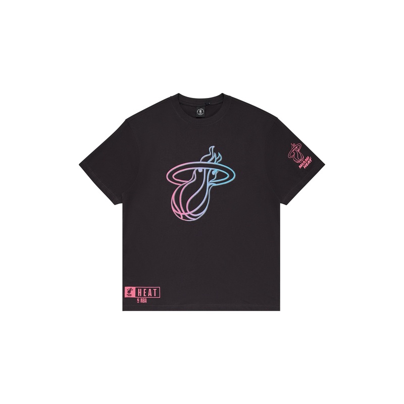 Youths Miami Heat NBA Essentials Spencer Vintage T-Shirt – Black