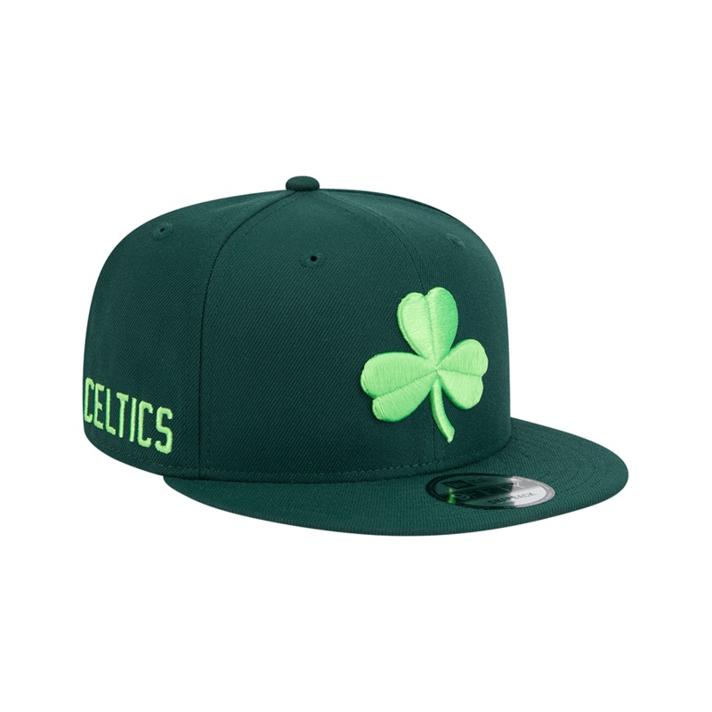 Boston Celtics New Era NBA 24-25 City Edition 9FIFTY Snapback Hat – Green
