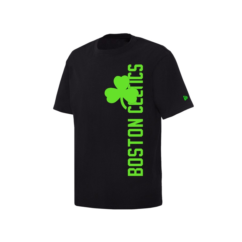 Boston Celtics New Era NBA 24-25 City Edition T-Shirt – Black