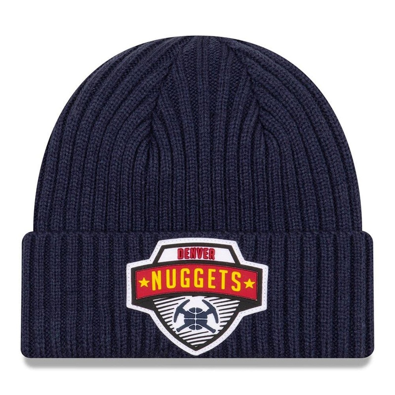 Denver Nuggets New Era NBA 2020 Tip-Off Cuffed Knit Beanie – Navy