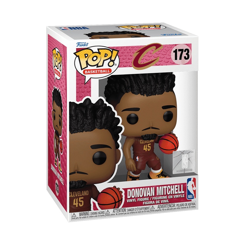 Donovan Mitchell Cleveland Cavaliers Funko NBA 173 Pop Vinyl Figure