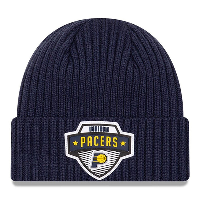Indiana Pacers New Era NBA 2020 Tip-Off Cuffed Knit Beanie – Navy