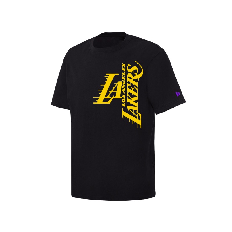 Los Angeles Lakers New Era NBA 24-25 City Edition T-Shirt – Black