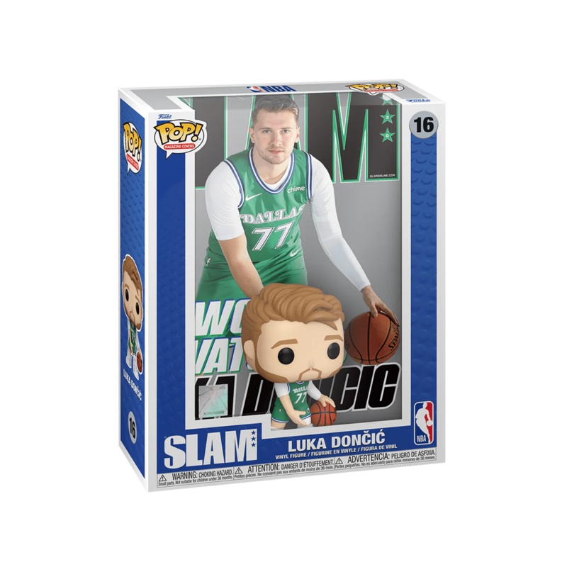 Luka Doncic Dallas Mavericks Funko NBA Slam Magazine Pop Figure