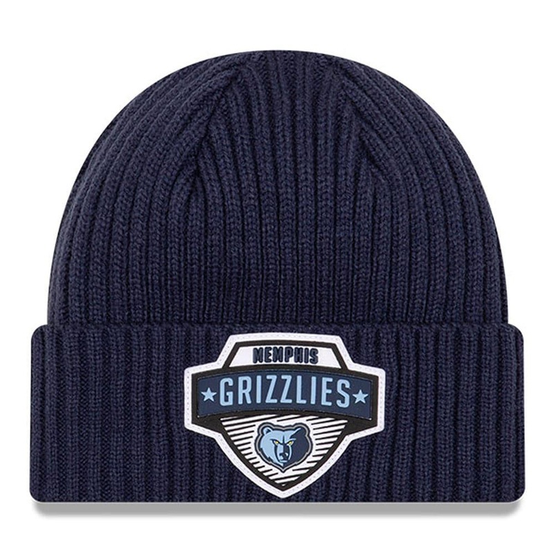 Memphis Grizzlies New Era NBA 2020 Tip-Off Cuffed Knit Beanie – Navy