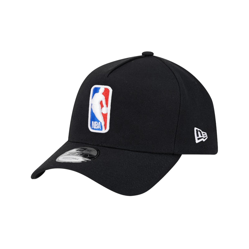 NBA Logoman New Era Association 9FORTY A-Frame Snapback Hat – Black