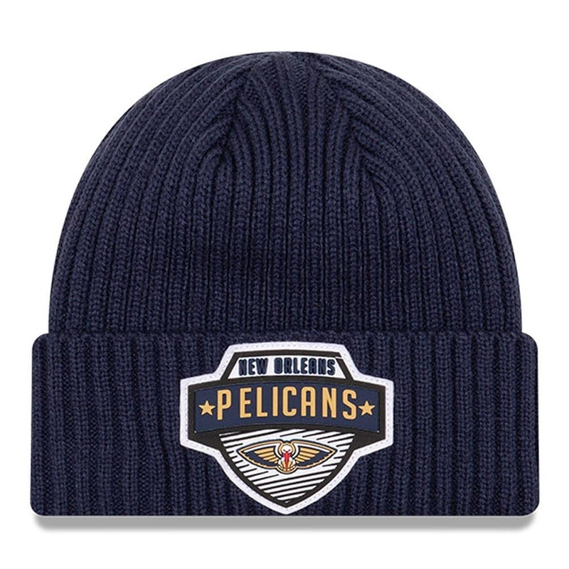 New Orleans Pelicans New Era NBA 2020 Tip-Off Cuffed Knit Beanie – Navy