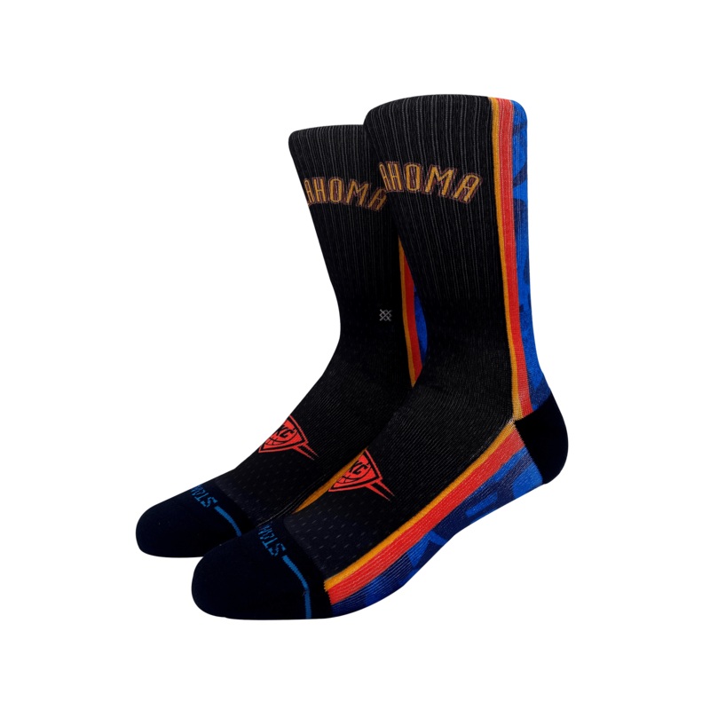 Oklahoma City Thunder Stance NBA 24-25 City Edition Crew Socks