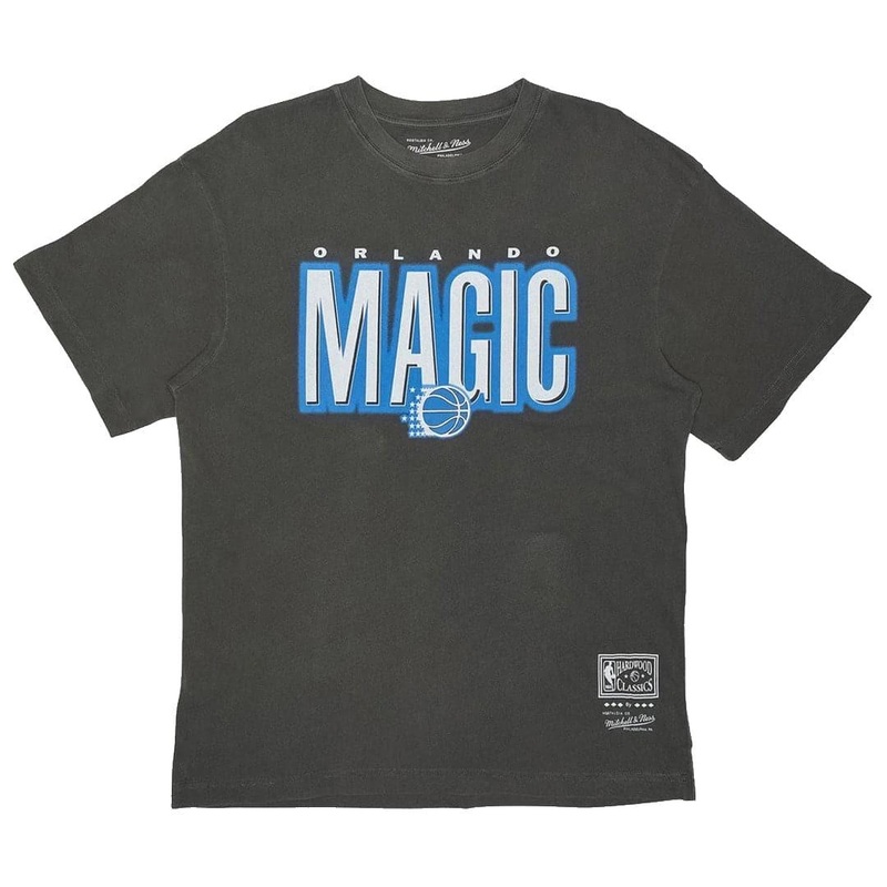 Orlando Magic Mitchell & Ness NBA Retro Blur Vintage T-Shirt – Faded Black