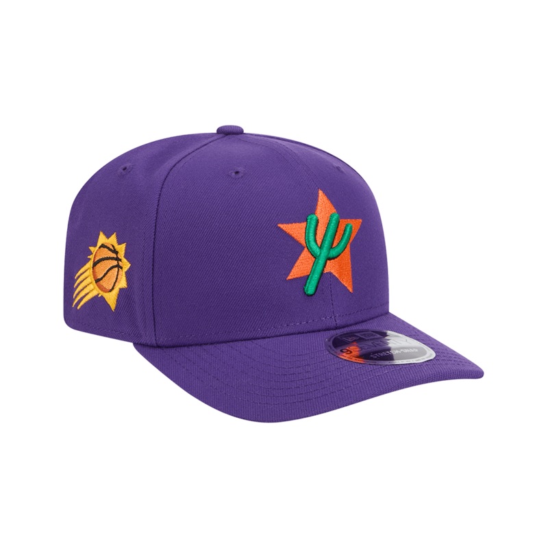 Phoenix Suns New Era NBA 24-25 City Edition Alt 9SEVENTY Snapback Hat – Purple