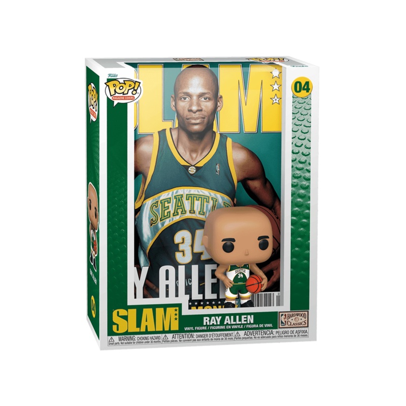 Ray Allen Seattle Supersonics Funko NBA Slam Magazine Pop Figure