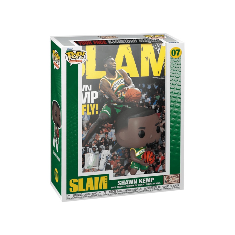 Shawn Kemp Seattle Supersonics Funko NBA Slam Magazine Pop Figure