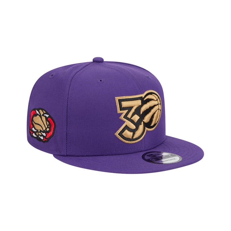 Toronto Raptors New Era NBA 24-25 City Edition 9FIFTY Snapback Hat – Purple