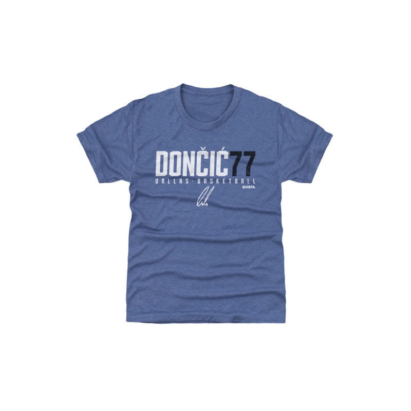 Youths Luka Doncic Dallas Mavericks 500 Level NBA Elite T-Shirt – Blue