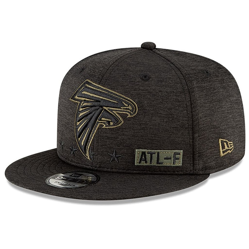 Atlanta Falcons New Era NFL 2020 Salute To Service 9FIFTY Snapback Hat – Black